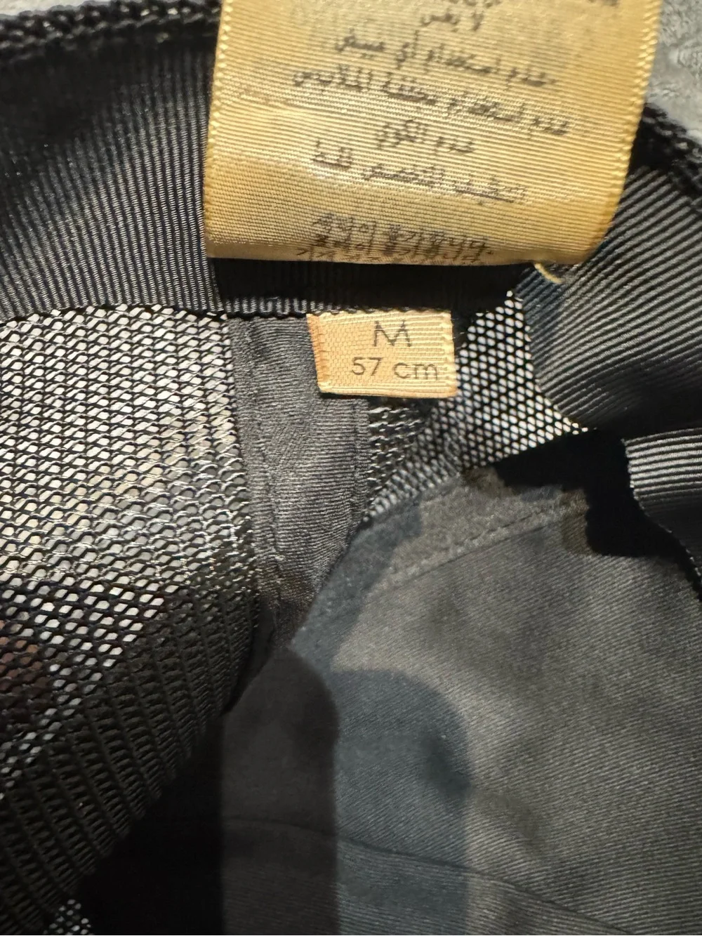 Gucci Black Baseball Cap with Red Logo